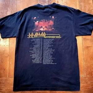 Def Leppard concert band T shirt